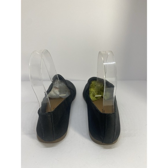 Lucky Brand Black Leather Flat Loafers Sz 6 - Picture 3 of 8